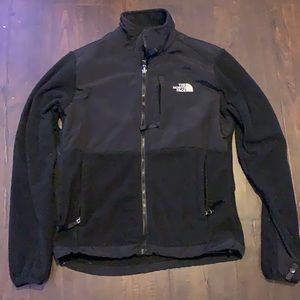 Black North Face fleece zip up size women’s xs